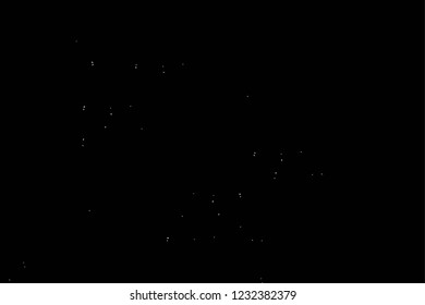 Grunge overlay layer. Abstract black and white vector background. Monochrome vintage surface with dirty pattern in cracks, spots, dots. Old wall in dark horror style design