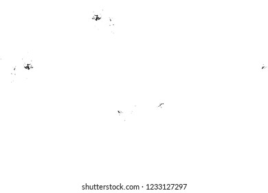 Grunge overlay layer. Abstract black and white vector background. Monochrome vintage surface with dirty pattern in cracks, spots, dots. Old wall in dark horror style design