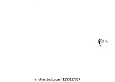Grunge overlay layer. Abstract black and white vector background. Monochrome vintage surface with dirty pattern in cracks, spots, dots. Old wall in dark horror style design