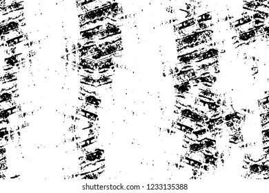 Grunge overlay layer. Abstract black and white vector background. Monochrome vintage surface with dirty pattern in cracks, spots, dots. Old wall in dark horror style design