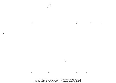 Grunge overlay layer. Abstract black and white vector background. Monochrome vintage surface with dirty pattern in cracks, spots, dots. Old wall in dark horror style design