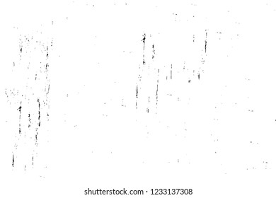 Grunge overlay layer. Abstract black and white vector background. Monochrome vintage surface with dirty pattern in cracks, spots, dots. Old wall in dark horror style design