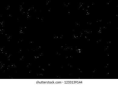 Grunge overlay layer. Abstract black and white vector background. Monochrome vintage surface with dirty pattern in cracks, spots, dots. Old wall in dark horror style design