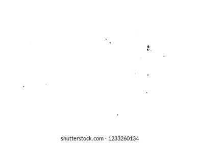 Grunge overlay layer. Abstract black and white vector background. Monochrome vintage surface with dirty pattern in cracks, spots, dots. Old wall in dark horror style design