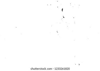 Grunge overlay layer. Abstract black and white vector background. Monochrome vintage surface with dirty pattern in cracks, spots, dots. Old wall in dark horror style design