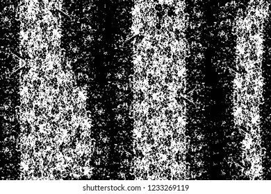 Grunge overlay layer. Abstract black and white vector background. Monochrome vintage surface with dirty pattern in cracks, spots, dots. Old wall in dark horror style design