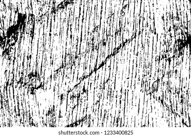Grunge overlay layer. Abstract black and white vector background. Monochrome vintage surface with dirty pattern in cracks, spots, dots. Old wall in dark horror style design