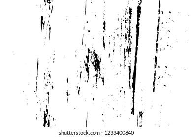 Grunge overlay layer. Abstract black and white vector background. Monochrome vintage surface with dirty pattern in cracks, spots, dots. Old wall in dark horror style design