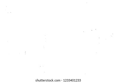 Grunge overlay layer. Abstract black and white vector background. Monochrome vintage surface with dirty pattern in cracks, spots, dots. Old wall in dark horror style design