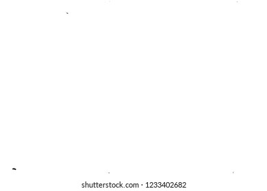 Grunge overlay layer. Abstract black and white vector background. Monochrome vintage surface with dirty pattern in cracks, spots, dots. Old wall in dark horror style design