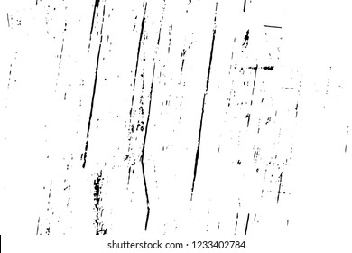 Grunge overlay layer. Abstract black and white vector background. Monochrome vintage surface with dirty pattern in cracks, spots, dots. Old wall in dark horror style design