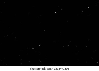 Grunge overlay layer. Abstract black and white vector background. Monochrome vintage surface with dirty pattern in cracks, spots, dots. Old wall in dark horror style design