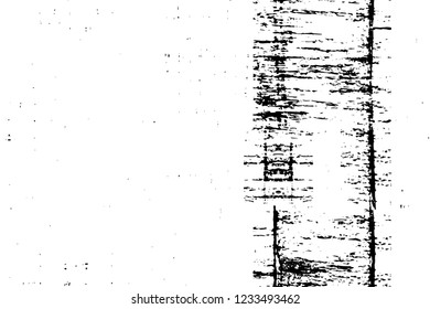 Grunge overlay layer. Abstract black and white vector background. Monochrome vintage surface with dirty pattern in cracks, spots, dots. Old wall in dark horror style design