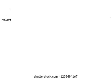 Grunge overlay layer. Abstract black and white vector background. Monochrome vintage surface with dirty pattern in cracks, spots, dots. Old wall in dark horror style design