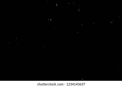 Grunge overlay layer. Abstract black and white vector background. Monochrome vintage surface with dirty pattern in cracks, spots, dots. Old wall in dark horror style design