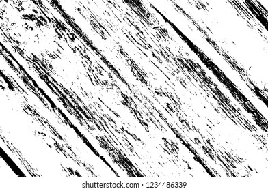 Grunge overlay layer. Abstract black and white vector background. Monochrome vintage surface with dirty pattern in cracks, spots, dots. Old wall in dark horror style design
