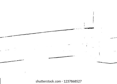 Grunge overlay layer. Abstract black and white vector background. Monochrome vintage surface with dirty pattern in cracks, spots, dots. Old wall in dark horror style design