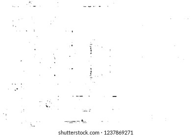 Grunge overlay layer. Abstract black and white vector background. Monochrome vintage surface with dirty pattern in cracks, spots, dots. Old wall in dark horror style design