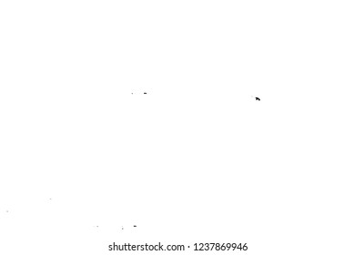 Grunge overlay layer. Abstract black and white vector background. Monochrome vintage surface with dirty pattern in cracks, spots, dots. Old wall in dark horror style design