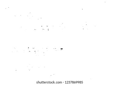 Grunge overlay layer. Abstract black and white vector background. Monochrome vintage surface with dirty pattern in cracks, spots, dots. Old wall in dark horror style design
