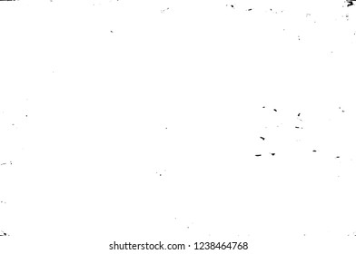 Grunge overlay layer. Abstract black and white vector background. Monochrome vintage surface with dirty pattern in cracks, spots, dots. Old wall in dark horror style design