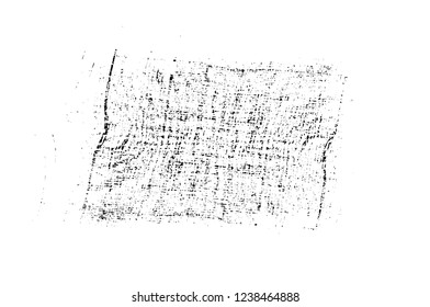 Grunge overlay layer. Abstract black and white vector background. Monochrome vintage surface with dirty pattern in cracks, spots, dots. Old wall in dark horror style design