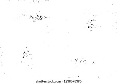 Grunge overlay layer. Abstract black and white vector background. Monochrome vintage surface with dirty pattern in cracks, spots, dots. Old wall in dark horror style design