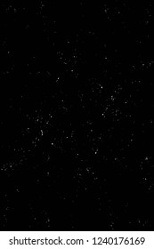 Grunge overlay layer. Abstract black and white vector background. Monochrome vintage surface with dirty pattern in cracks, spots, dots. Old wall in dark horror style design