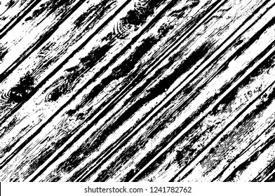 Grunge overlay layer. Abstract black and white vector background. Monochrome vintage surface with dirty pattern in cracks, spots, dots. Old wall in dark horror style design
