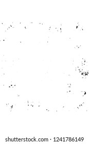 Grunge overlay layer. Abstract black and white vector background. Monochrome vintage surface with dirty pattern in cracks, spots, dots. Old wall in dark horror style design