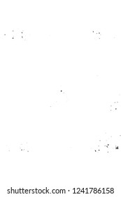 Grunge overlay layer. Abstract black and white vector background. Monochrome vintage surface with dirty pattern in cracks, spots, dots. Old wall in dark horror style design
