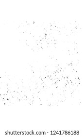 Grunge overlay layer. Abstract black and white vector background. Monochrome vintage surface with dirty pattern in cracks, spots, dots. Old wall in dark horror style design