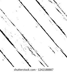 Grunge overlay layer. Abstract black and white vector background. Monochrome vintage surface with dirty pattern in cracks, spots, dots. Old wall in dark horror style design