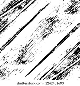 Grunge overlay layer. Abstract black and white vector background. Monochrome vintage surface with dirty pattern in cracks, spots, dots. Old wall in dark horror style design