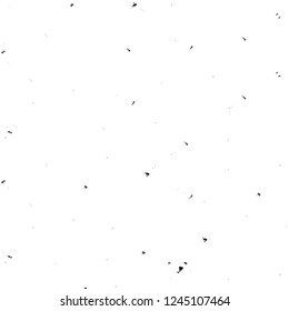 Grunge overlay layer. Abstract black and white vector background. Monochrome vintage surface with dirty pattern in cracks, spots, dots. Old wall in dark horror style design