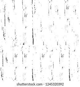 Grunge overlay layer. Abstract black and white vector background. Monochrome vintage surface with dirty pattern in cracks, spots, dots. Old wall in dark horror style design