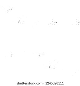 Grunge overlay layer. Abstract black and white vector background. Monochrome vintage surface with dirty pattern in cracks, spots, dots. Old wall in dark horror style design