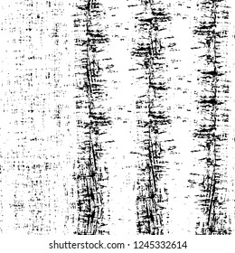 Grunge overlay layer. Abstract black and white vector background. Monochrome vintage surface with dirty pattern in cracks, spots, dots. Old wall in dark horror style design