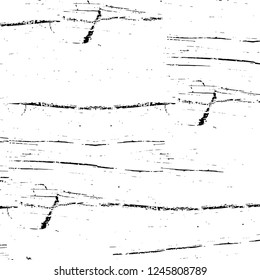Grunge overlay layer. Abstract black and white vector background. Monochrome vintage surface with dirty pattern in cracks, spots, dots. Old painted wall in dark horror style design