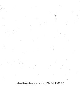 Grunge overlay layer. Abstract black and white vector background. Monochrome vintage surface with dirty pattern in cracks, spots, dots. Old painted wall in dark horror style design