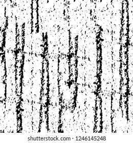 Grunge overlay layer. Abstract black and white vector background. Monochrome vintage surface with dirty pattern in cracks, spots, dots. Old painted wall in dark horror style design