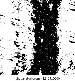 Grunge overlay layer. Abstract black and white vector background. Monochrome vintage surface with dirty pattern in cracks, spots, dots. Old painted wall in dark horror style design