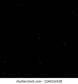 Grunge overlay layer. Abstract black and white vector background. Monochrome vintage surface with dirty pattern in cracks, spots, dots. Old painted wall in dark horror style design