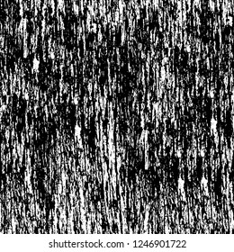 Grunge overlay layer. Abstract black and white vector background. Monochrome vintage surface with dirty pattern in cracks, spots, dots. Old painted wall in dark horror style design