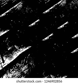 Grunge overlay layer. Abstract black and white vector background. Monochrome vintage surface with dirty pattern in cracks, spots, dots. Old painted wall in dark horror style design