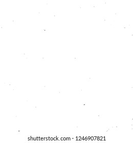 Grunge overlay layer. Abstract black and white vector background. Monochrome vintage surface with dirty pattern in cracks, spots, dots. Old painted wall in dark horror style design