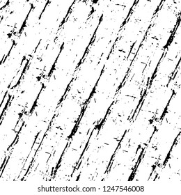 Grunge overlay layer. Abstract black and white vector background. Monochrome vintage surface with dirty pattern in cracks, spots, dots. Old painted wall in dark horror style design