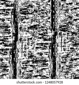 Grunge overlay layer. Abstract black and white vector background. Monochrome vintage surface with dirty pattern in cracks, spots, dots. Old painted wall in dark horror style design