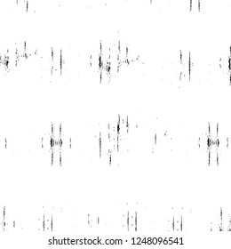Grunge overlay layer. Abstract black and white vector background. Monochrome vintage surface with dirty pattern in cracks, spots, dots. Old painted wall in dark horror style design