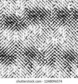 Grunge overlay layer. Abstract black and white vector background. Monochrome vintage surface with dirty pattern in cracks, spots, dots. Old painted wall in dark horror style design